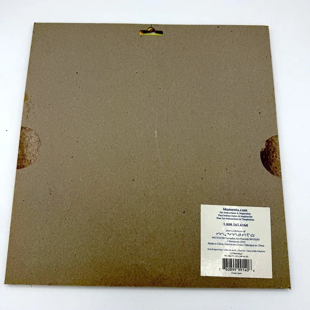 Momenta Family Ties Specialty Collection 12x12 Foil Paper Pad 18 Sheets Floral